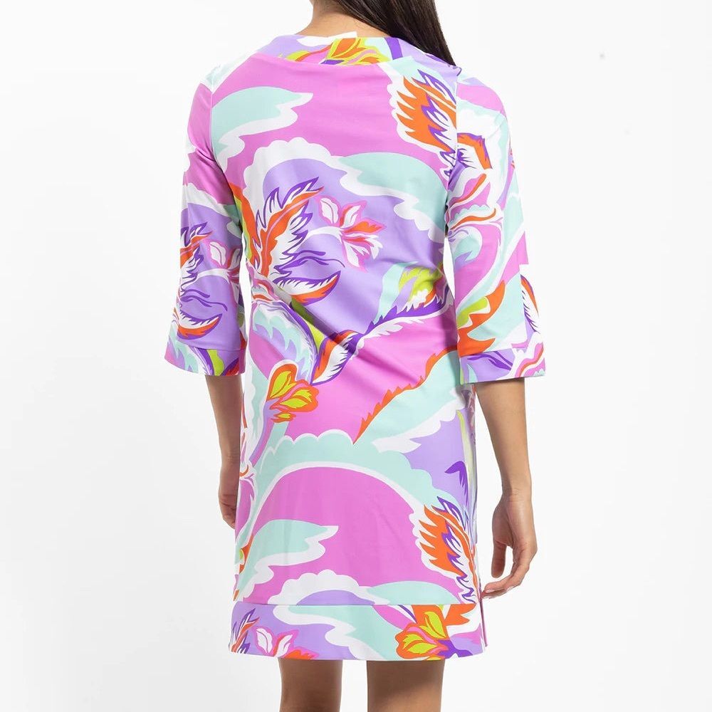 Jude Connally Megan Floral Tunic Shift Dress Women’s Size XL - Picture 2 of 12